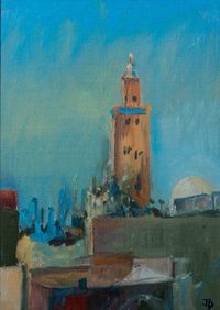 31_JanePhillips_Morocco_The+mosque+Marrakesh.+Lunchtime